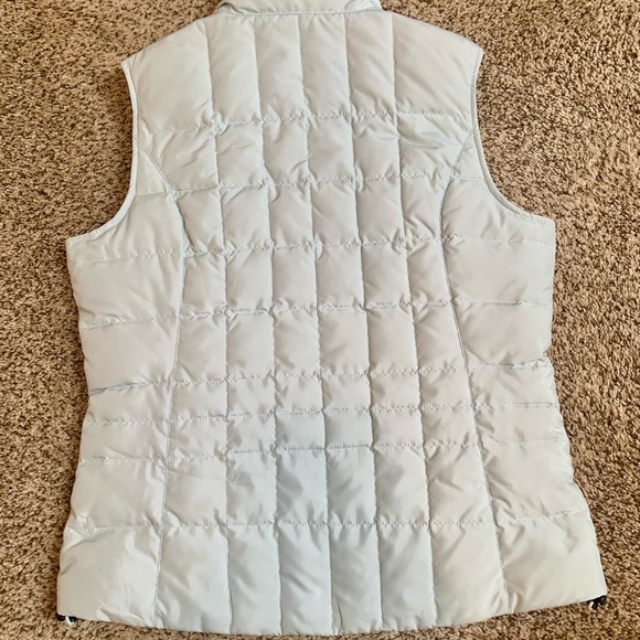 Light Blue Eddie Bauer Goose Down Vest - Picture 11 of 12